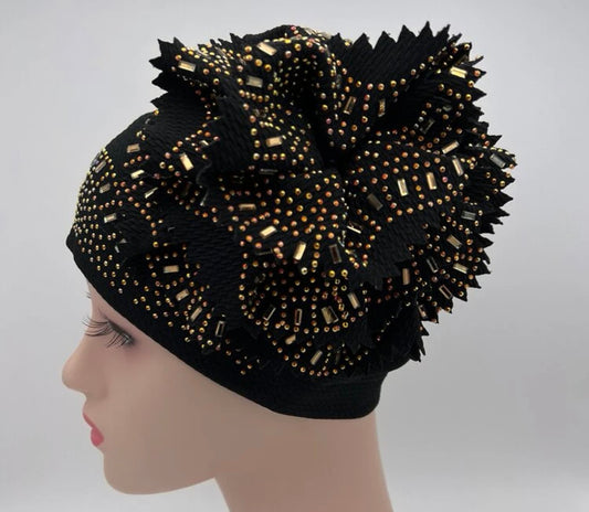 Rhinestones/Sequins Fashionable head wrap