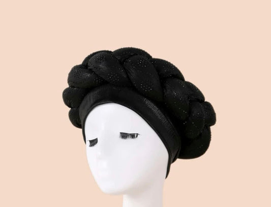 Solid rhinestones turban