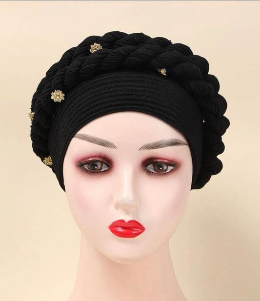 Turban with head wrap