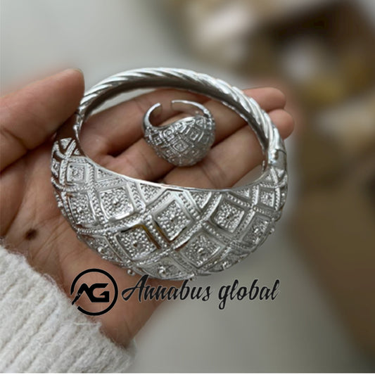 Stunning Silver Bracelet and ring