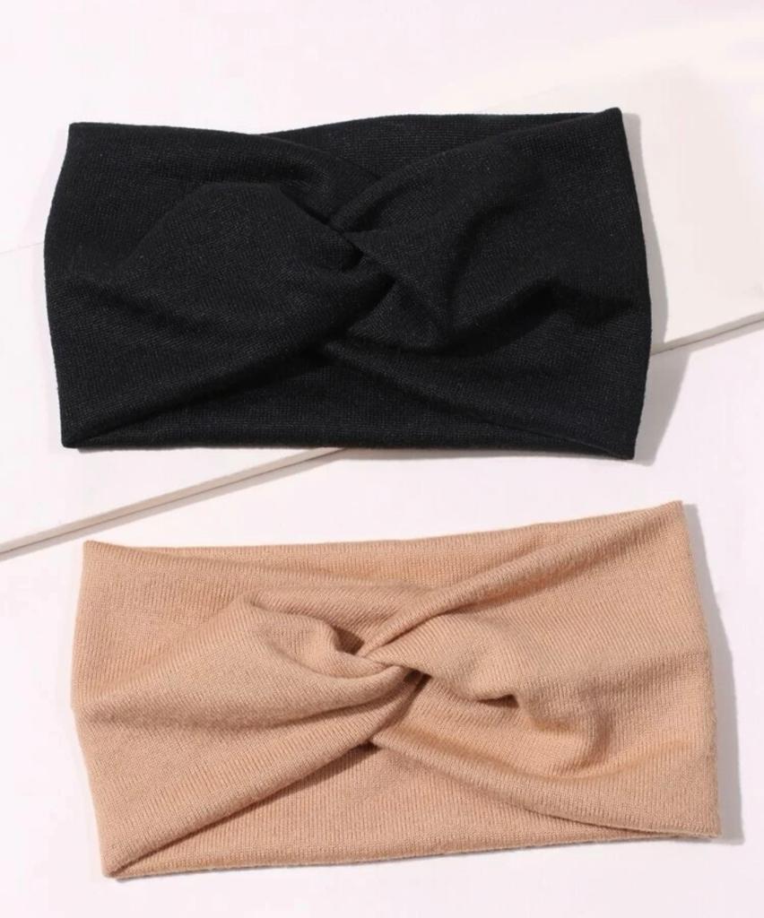 Headbands 2 in one pack multicolor