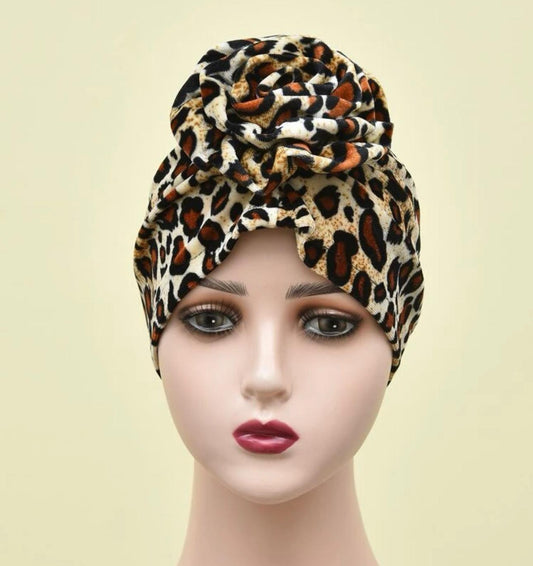 Leopard Pattern Turban