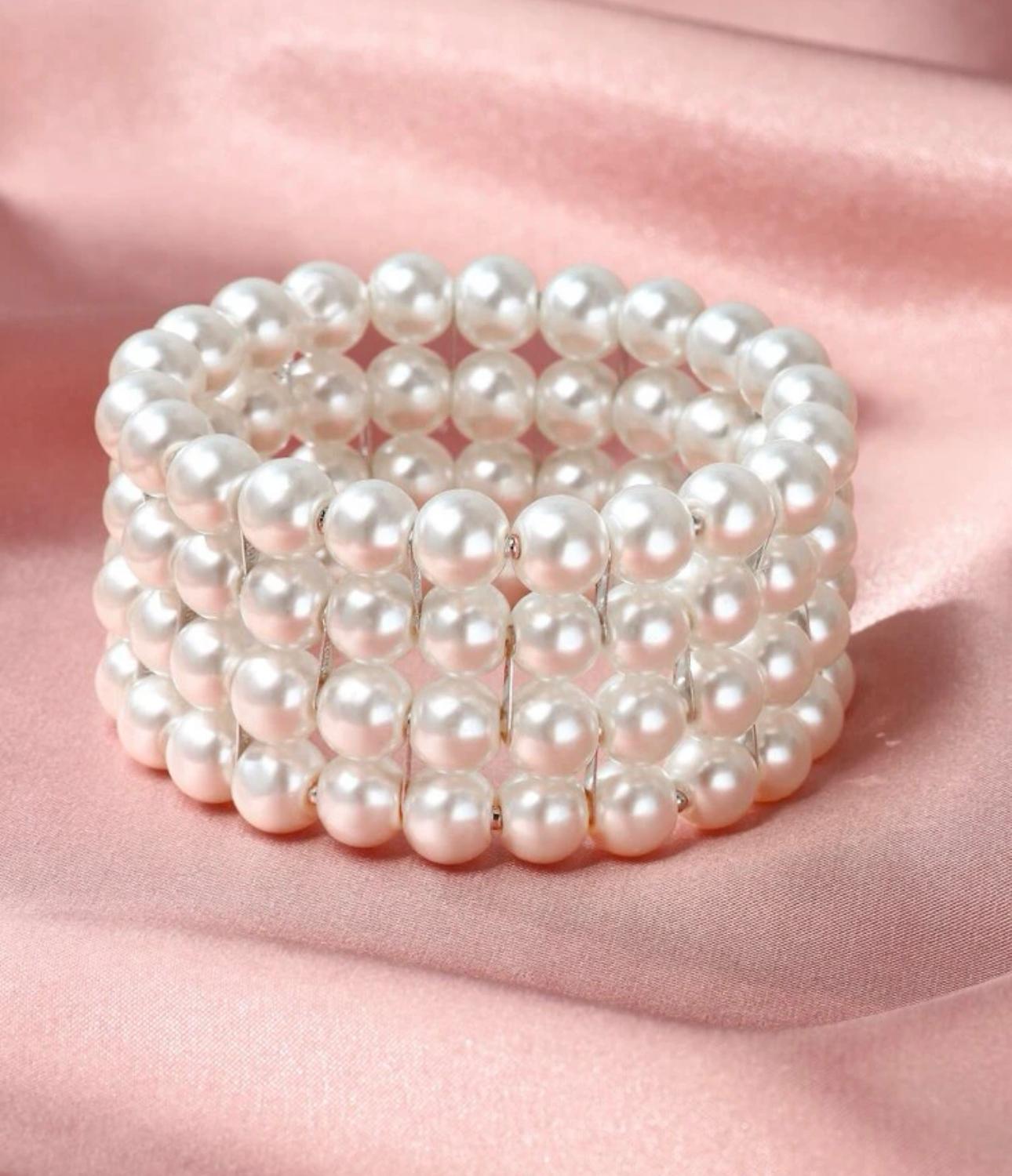 Pearl Coil Bracelet