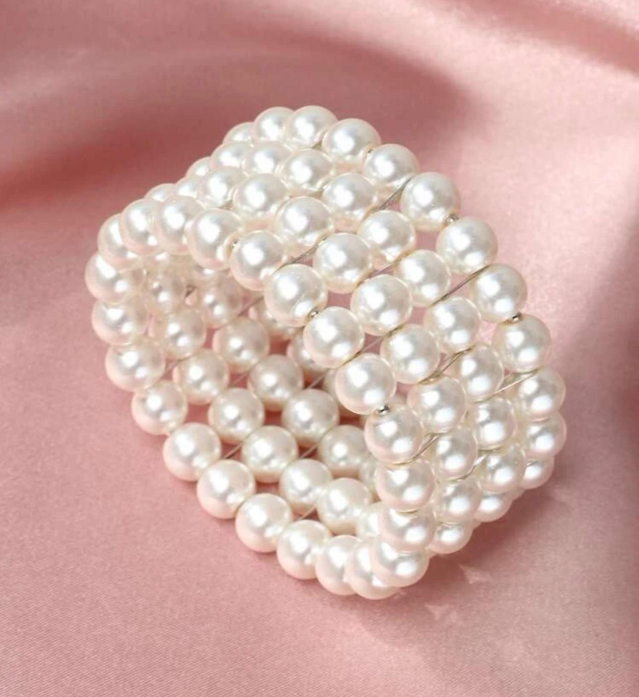 Pearl Coil Bracelet