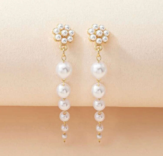 Lovely pearl drop earrings