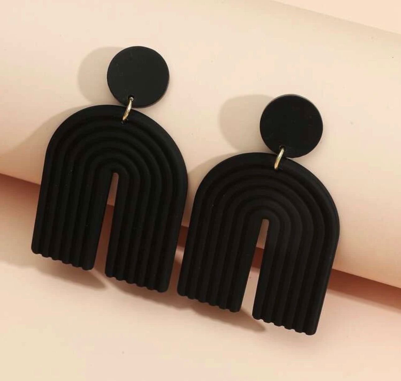 Simple Modern Polymer Clay Earring