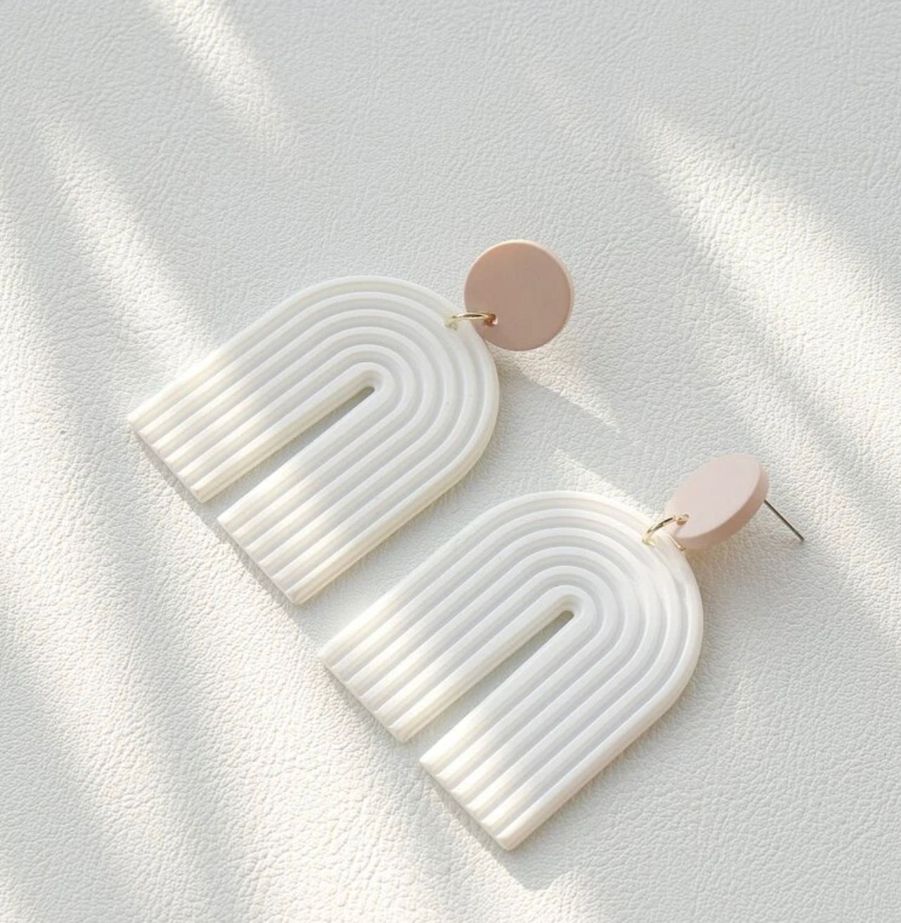 Simple Modern Polymer Clay Earring