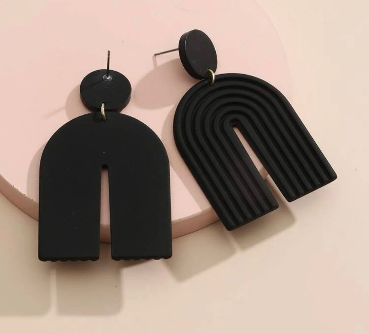 Simple Modern Polymer Clay Earring