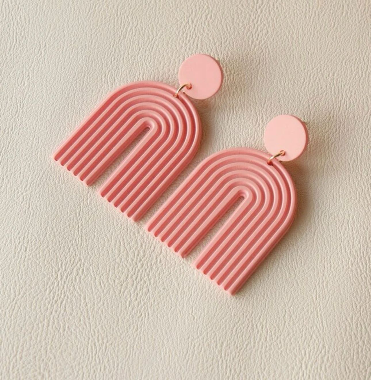 Simple Modern Polymer Clay Earring