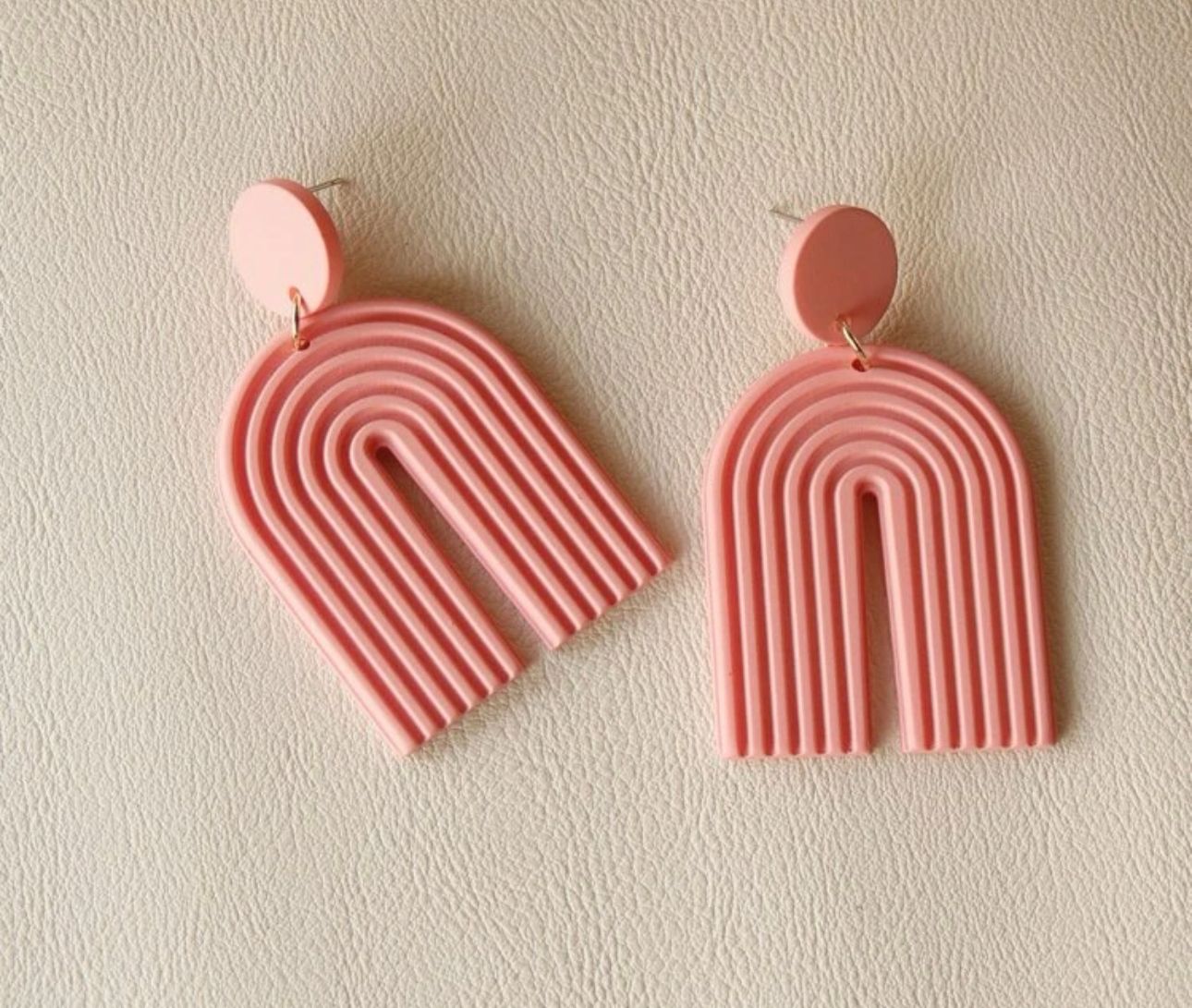 Simple Modern Polymer Clay Earring